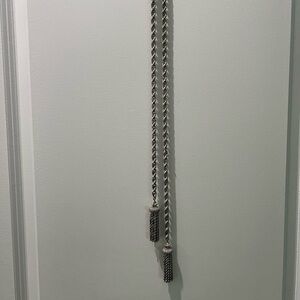 Monet Silver Tassel Lariat